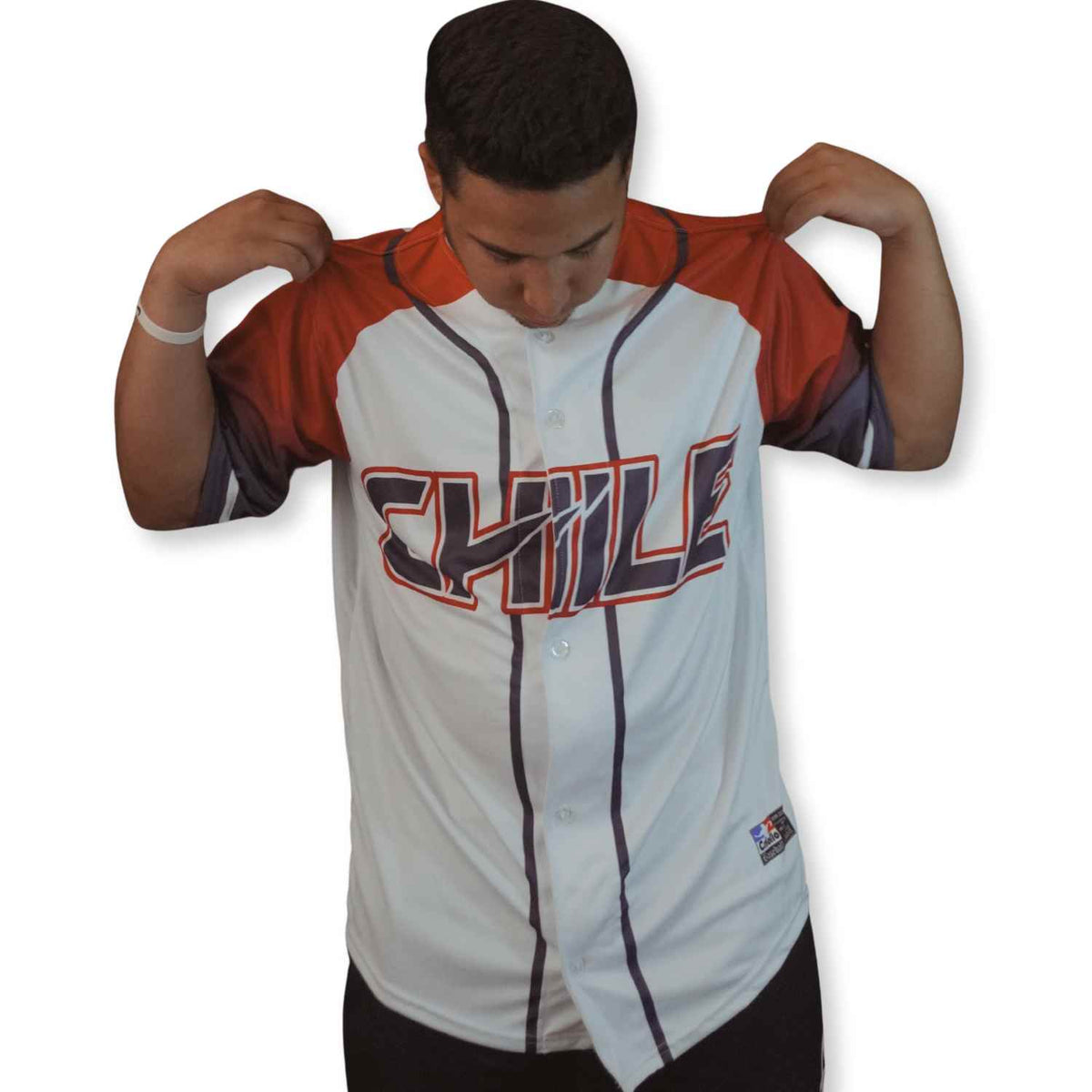 Camiseta de Beisbol Chile selección full botón - 4 / Hombre