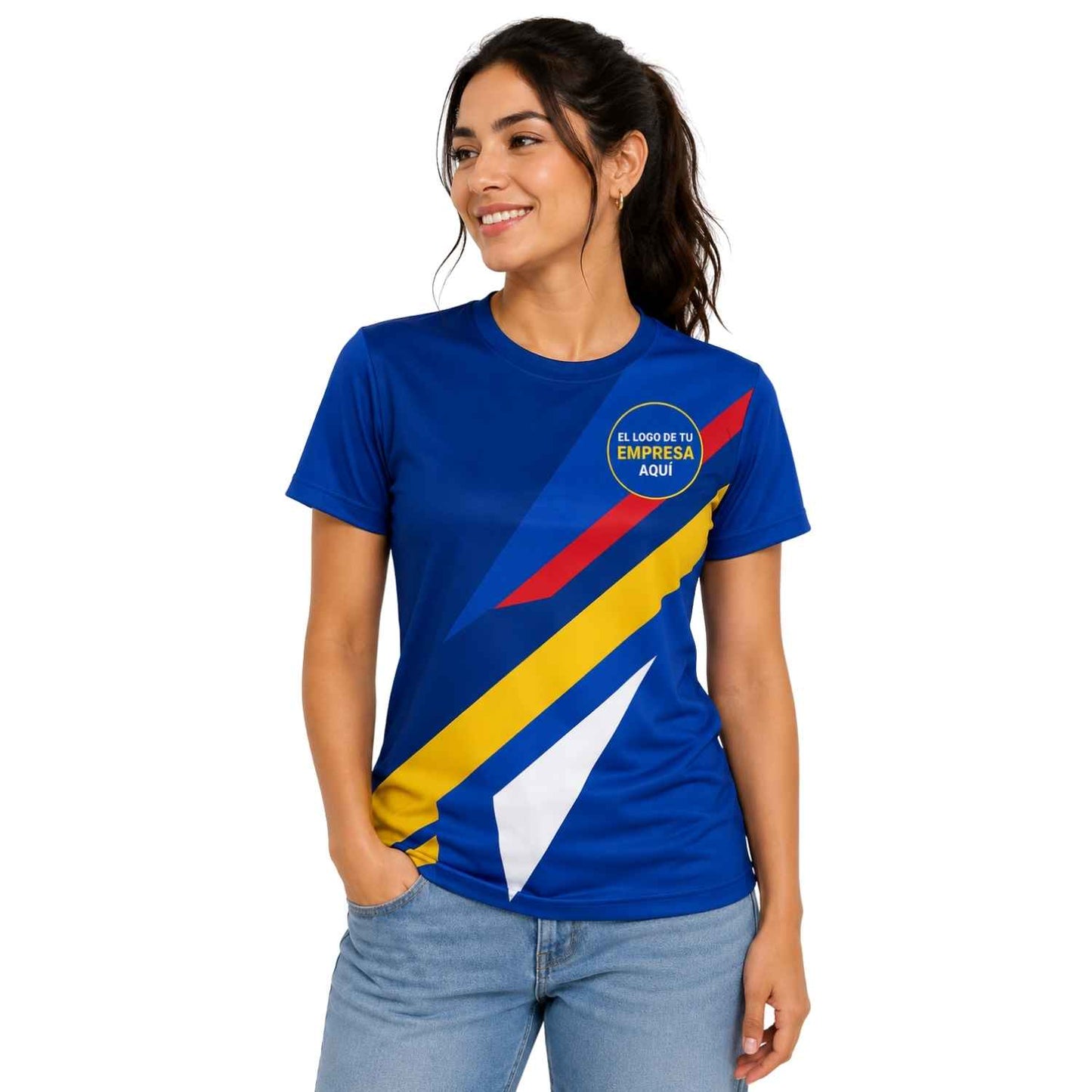 Polera corporativa personalizada con logo para empresas, eventos o marcas independientes - Comercial Criollo
