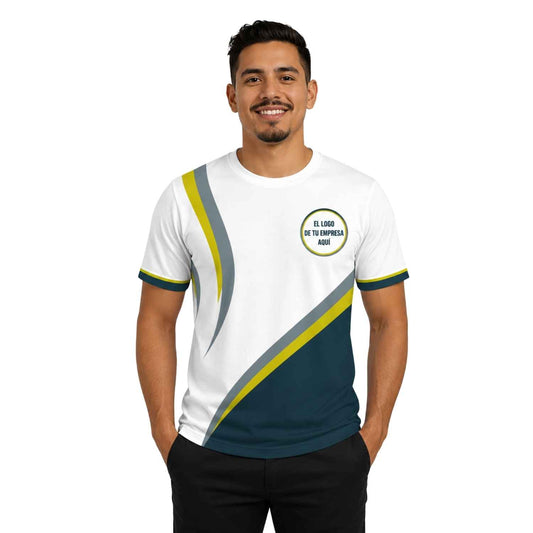 Polera corporativa personalizada con logo para empresas, eventos o marcas independientes - Comercial Criollo

