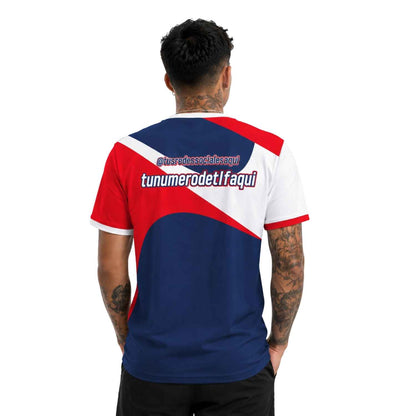 
Polera corporativa personalizada con redes sociales y teléfono de contacto para empresas, eventos o marcas independientes - Comercial Criollo
