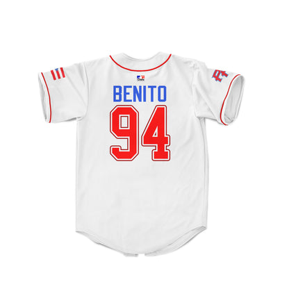 Camiseta de Beisbol Bad bunny Puerto Rico letras Benito 94