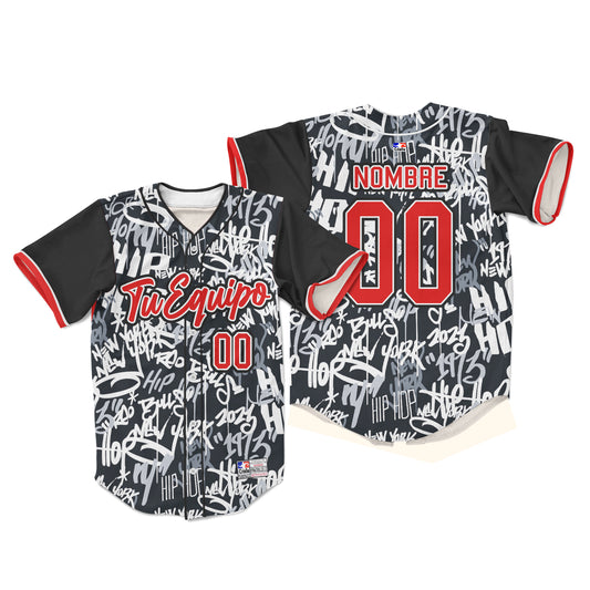 Camiseta de Beisbol Hip Hop New York personalizada