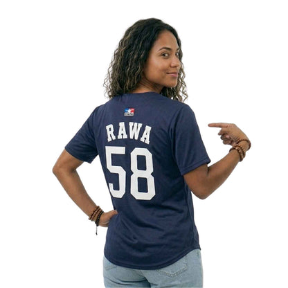 Camiseta de beisbol Veneka RAWA 58 Azul VE jersey