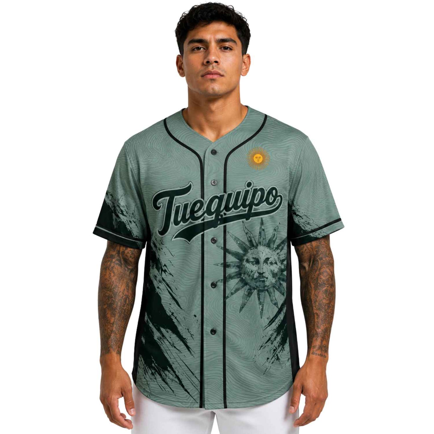 Camiseta Jersey de beisbol personalizada sol lineal