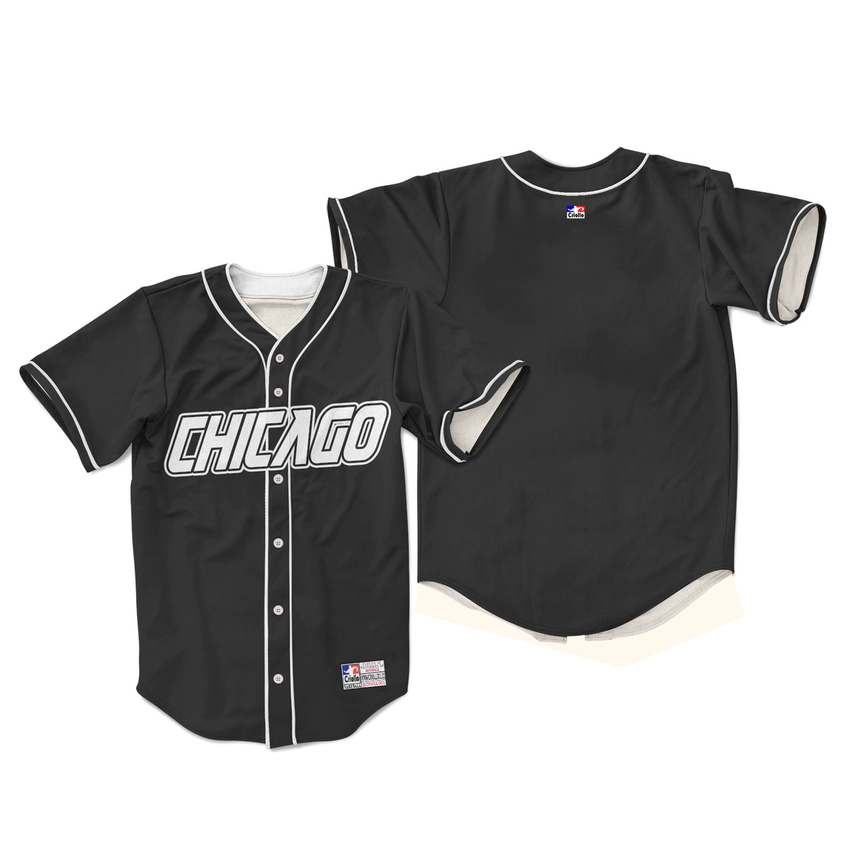 Poleras de Beisbol Chicago - NEGRO / 4 / Hombre