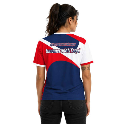 Polera Corporativa personalizada con Logo y Rrss - Modelo 1113