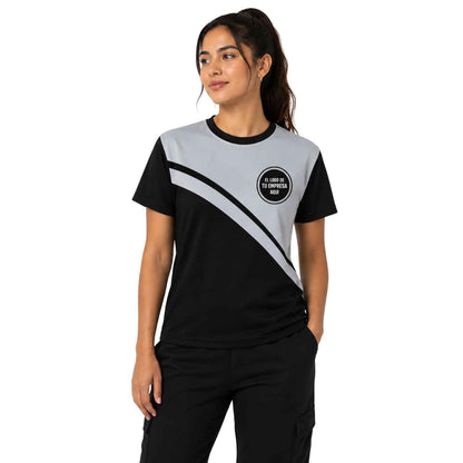 Polera Corporativa personalizada con Logo y Rrss - Modelo 1117