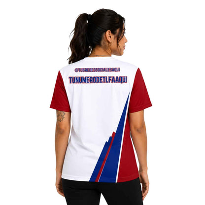 Polera Corporativa personalizada con Logo y Rrss - Modelo 1119