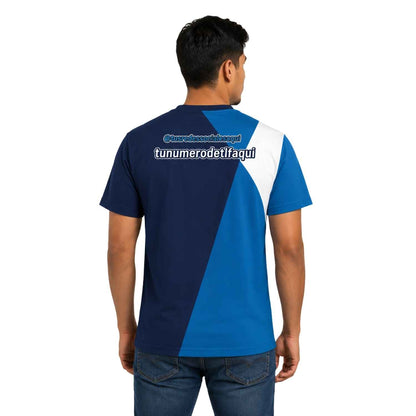 Polera Corporativa personalizada con Logo y Rrss - Modelo 1106