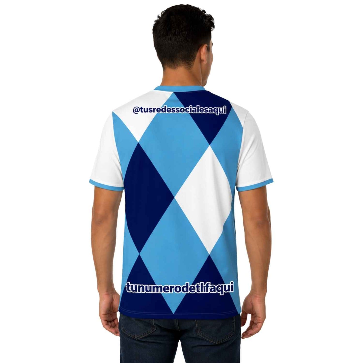 Polera Corporativa personalizada con Logo y Rrss - Modelo 1109