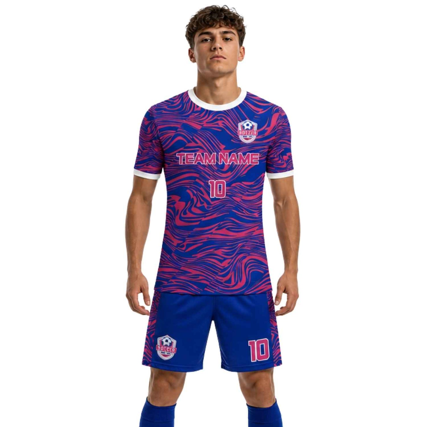 Pack Completo Fútbol  Personalizado Camiseta + Short  - Modelo 105