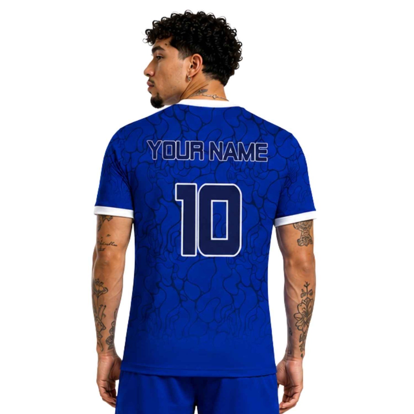 Polera camiseta de Futbol personalizable Modelo 114