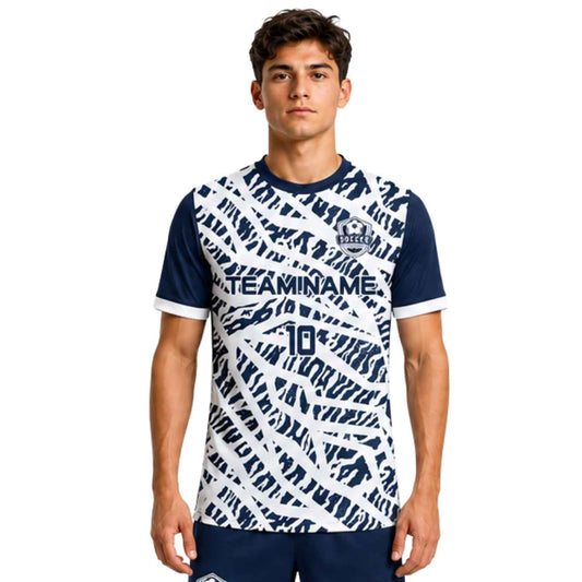 Polera camiseta de Futbol personalizable Modelo 129