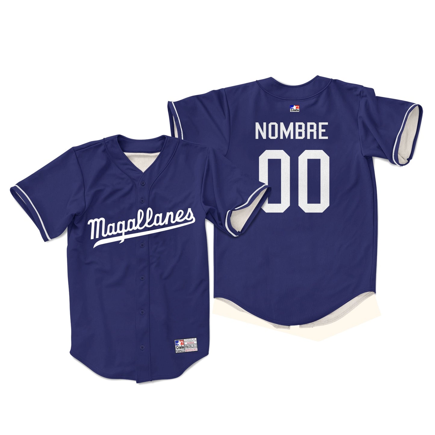 Camiseta de Beisbol a Magallanes azul classic Personalizada