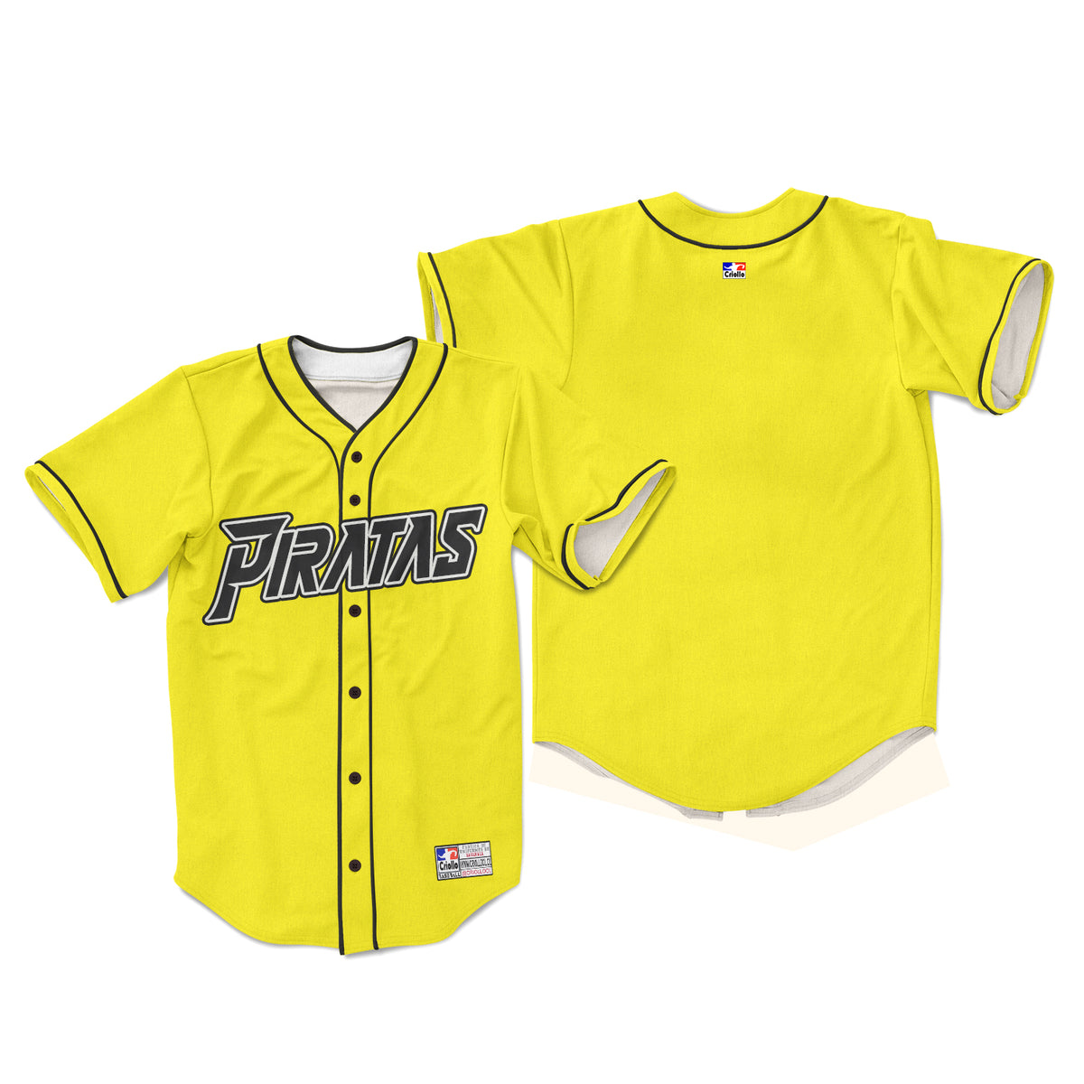 Poleras de Beisbol Piratas - AMARILLO / 4 / Mujer