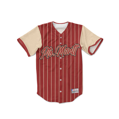 Camiseta de Beisbol Burdeo Puerto Montt