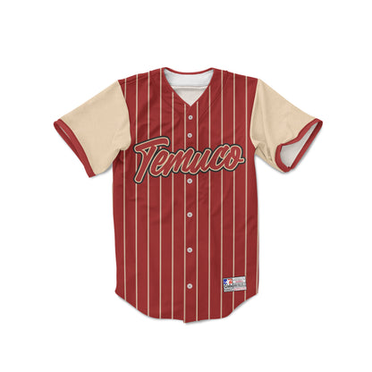 Camiseta de Beisbol Burdeo Temuco