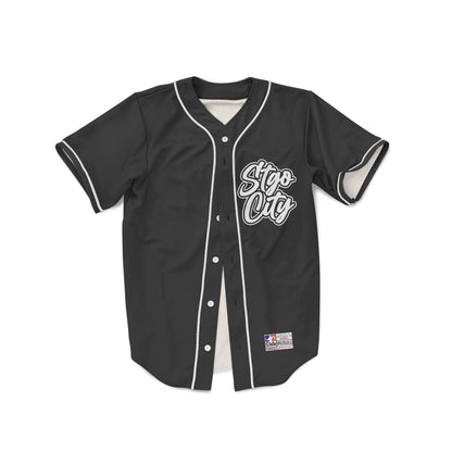 Camiseta de Beisbol black Stgo City