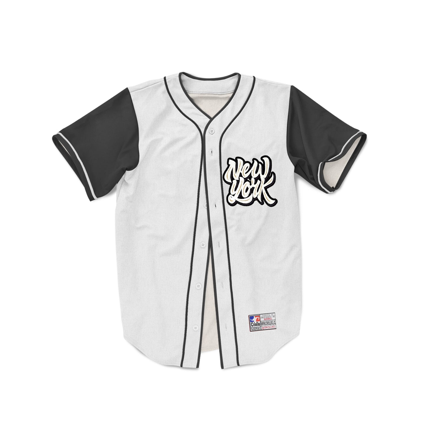 Camiseta de Beisbol black and white New York