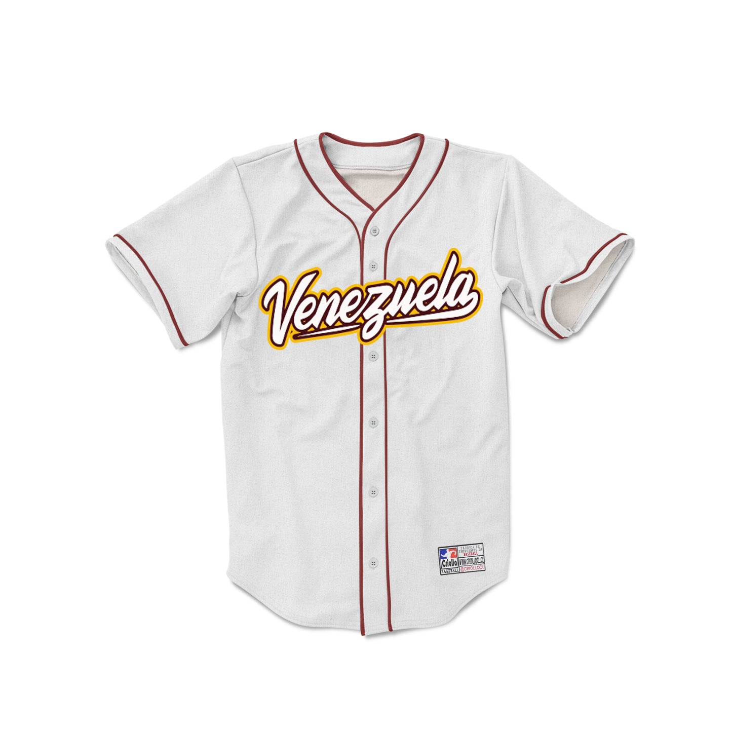 Camiseta de Beisbol Venezuela white