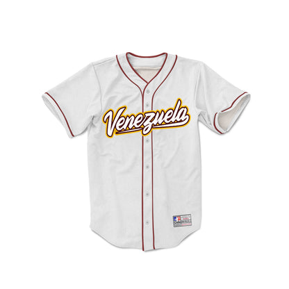 Camiseta de Beisbol Venezuela white