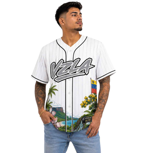 Camiseta de Béisbol Diseño Vzla - Jersey Personalizado
