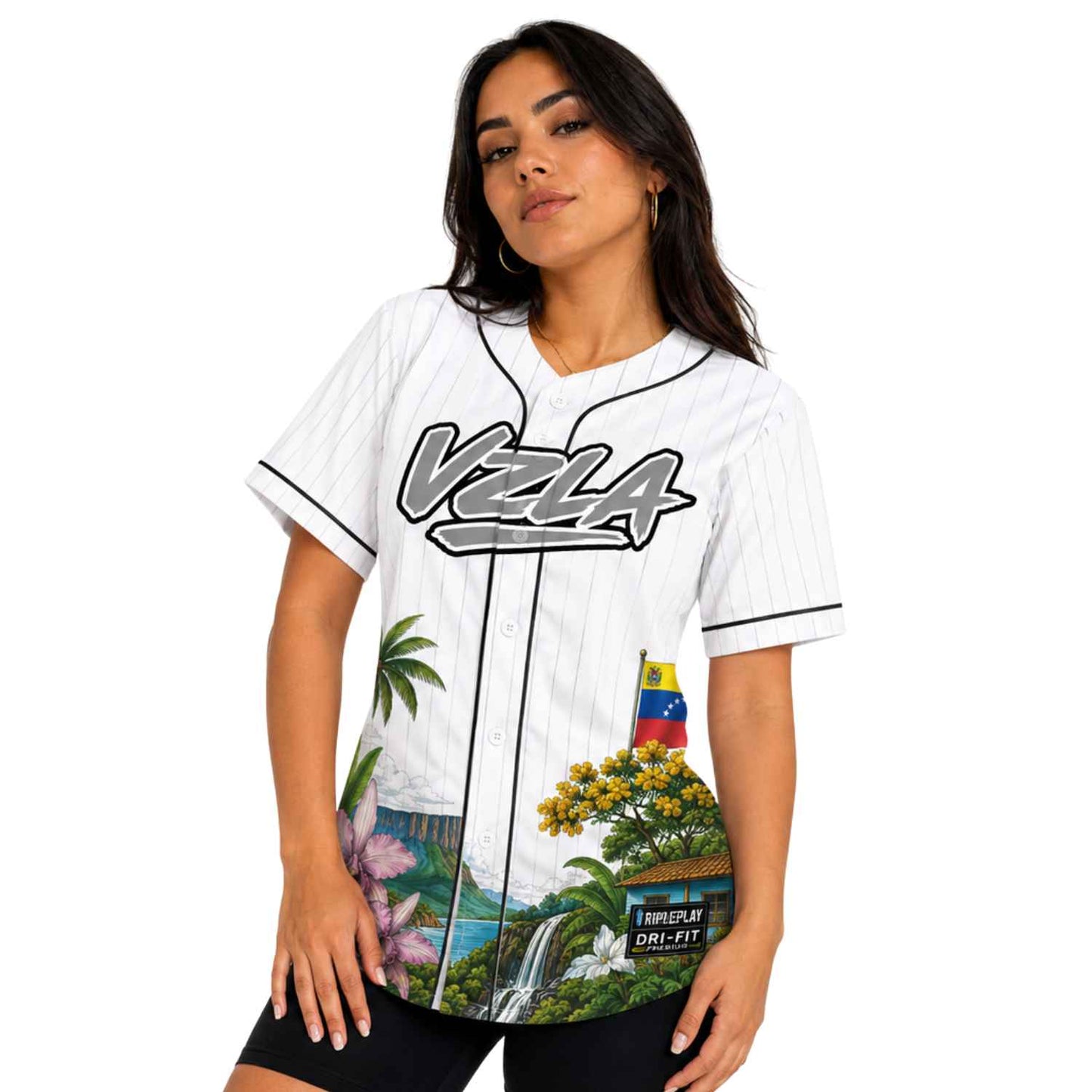 Camiseta de Béisbol Diseño Vzla - Jersey Personalizado