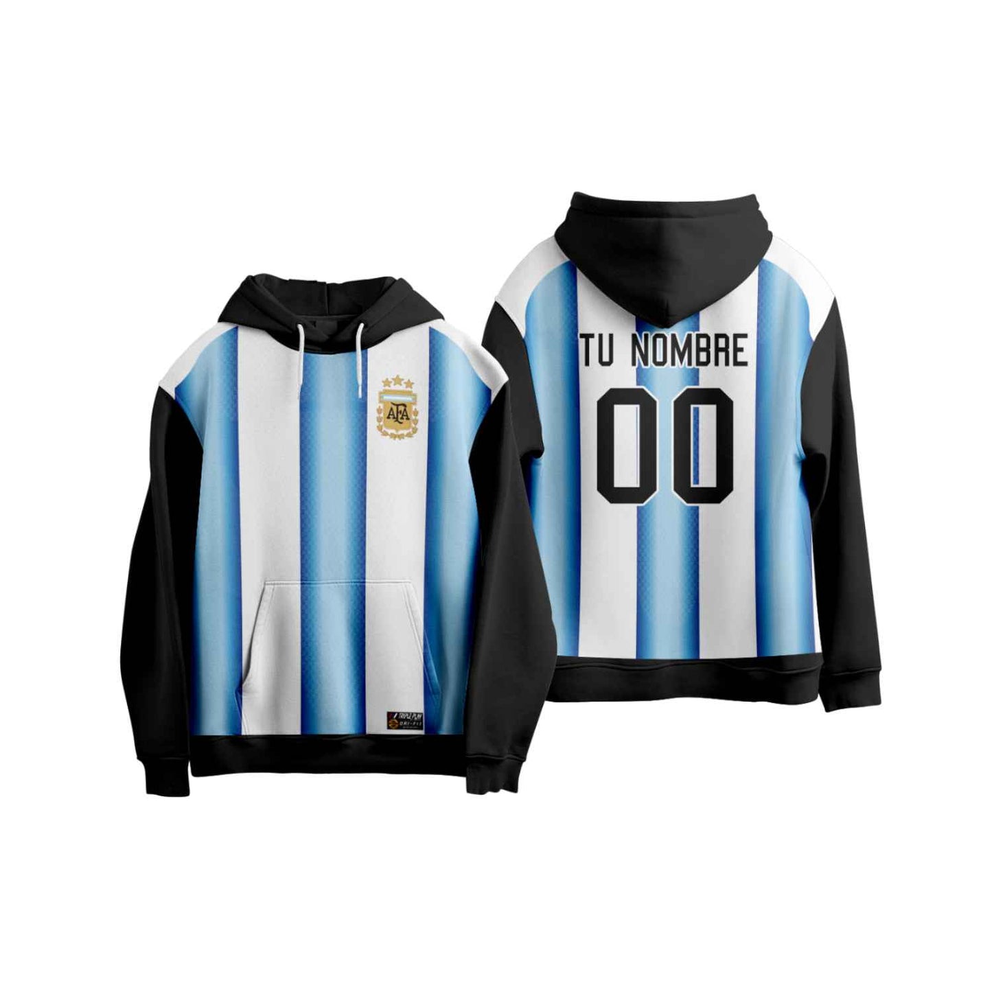 Polerón Selección Argentina Canguro Personalizado