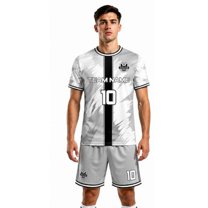 Conjunto de fútbol sublimado personalizado con polera y short deportivo personaliza por unidad